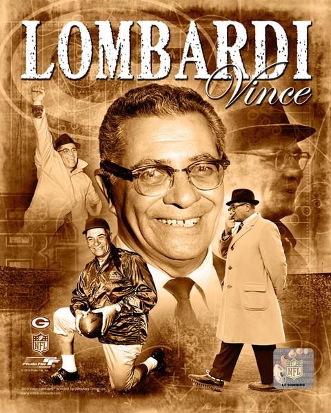 Vince Lombardi NFL Portrait Photo