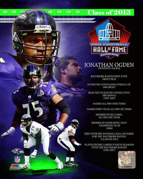 Jonathan Ogden NFL Hall Of Fame Class Of 2013