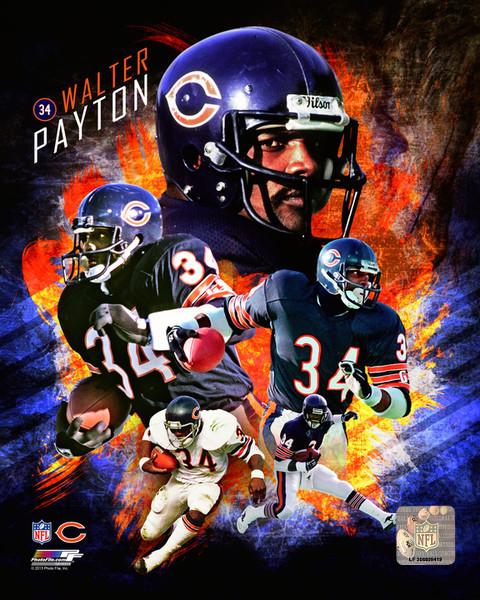 Walter Payton NFL Portrait Photo