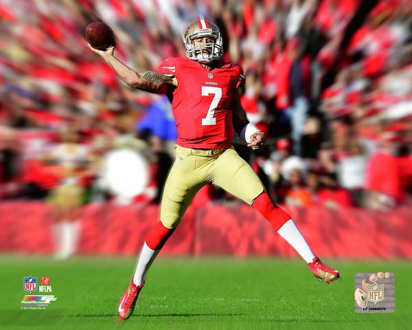 Colin Kaepernick NFL Motion Blast Photo