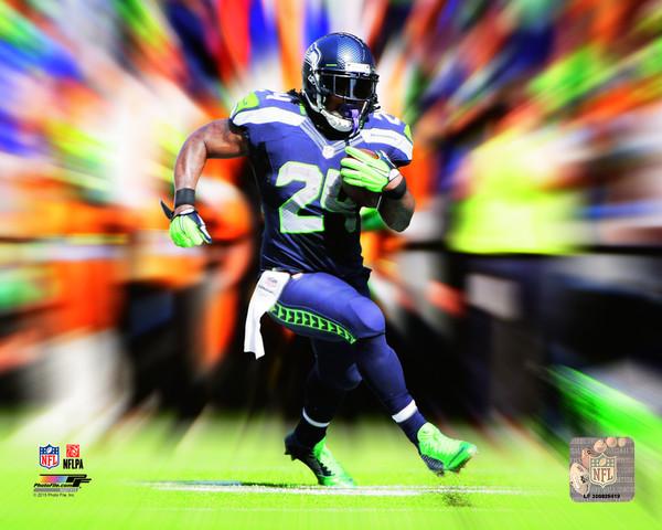 Marshawn Lynch NFL Motion Blast Photo