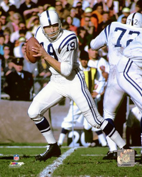 Johnny Unitas 1967 Action