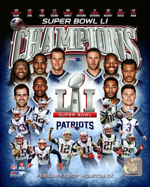 New England Patriots - Super Bowl 51 Champions Composite