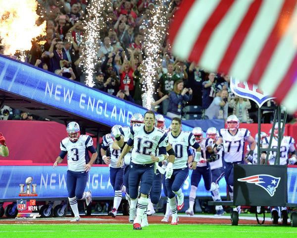 New England Patriots team introduction - Super Bowl 51 Photo