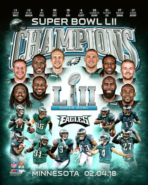 Philadelphia Eagles Super Bowl LII Champions Composite