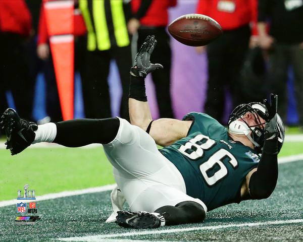 Zach Ertz Touchdown Catch Super Bowl LII