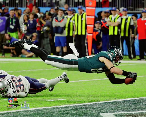 Zach Ertz Touchdown Catch Super Bowl LII