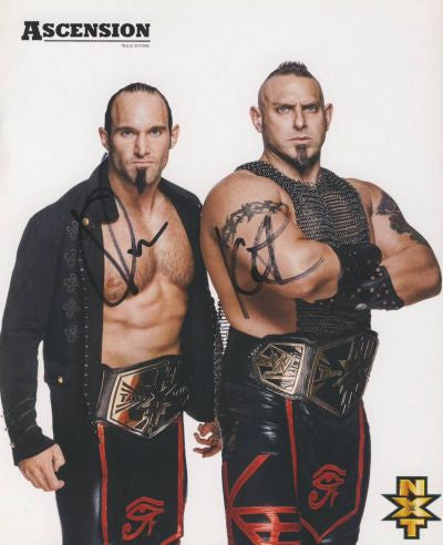 Ascension - Autographed WWE NXT 8x10 Promo Photo - maniacjoe