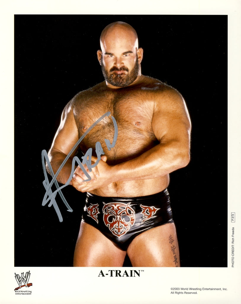 A-Train - Autographed WWE 8x10 Promo Photo