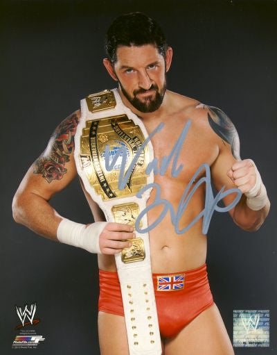 Bad News Barrett - Autographed WWE 8x10 Photo - maniacjoe