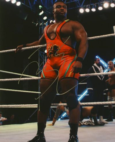 Big E Langston - Autographed 8x10 Photo - maniacjoe