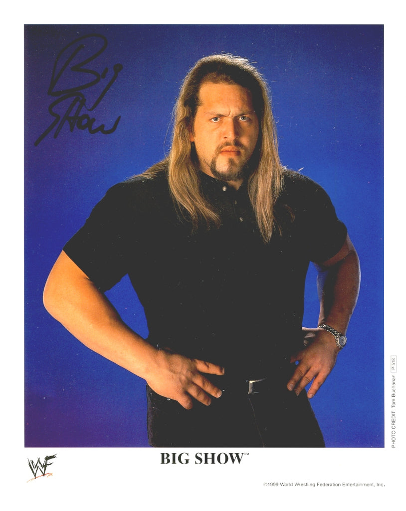 Big Show - Autographed WWF 8x10 Promo Photo