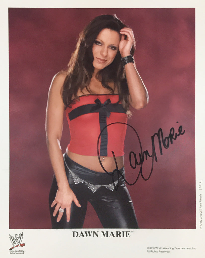 Dawn Marie - Autographed WWE 8x10 Promo Photo