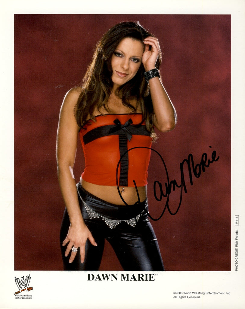 Dawn Marie - Autographed WWE 8x10 Promo Photo