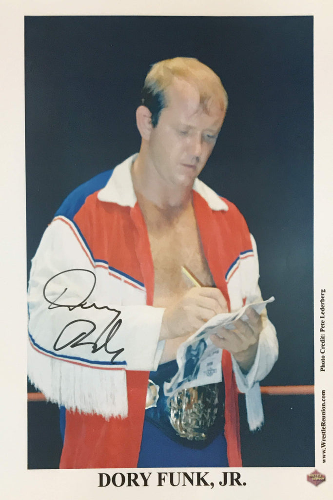 Dory Funk Jr - Autographed Promo Photo