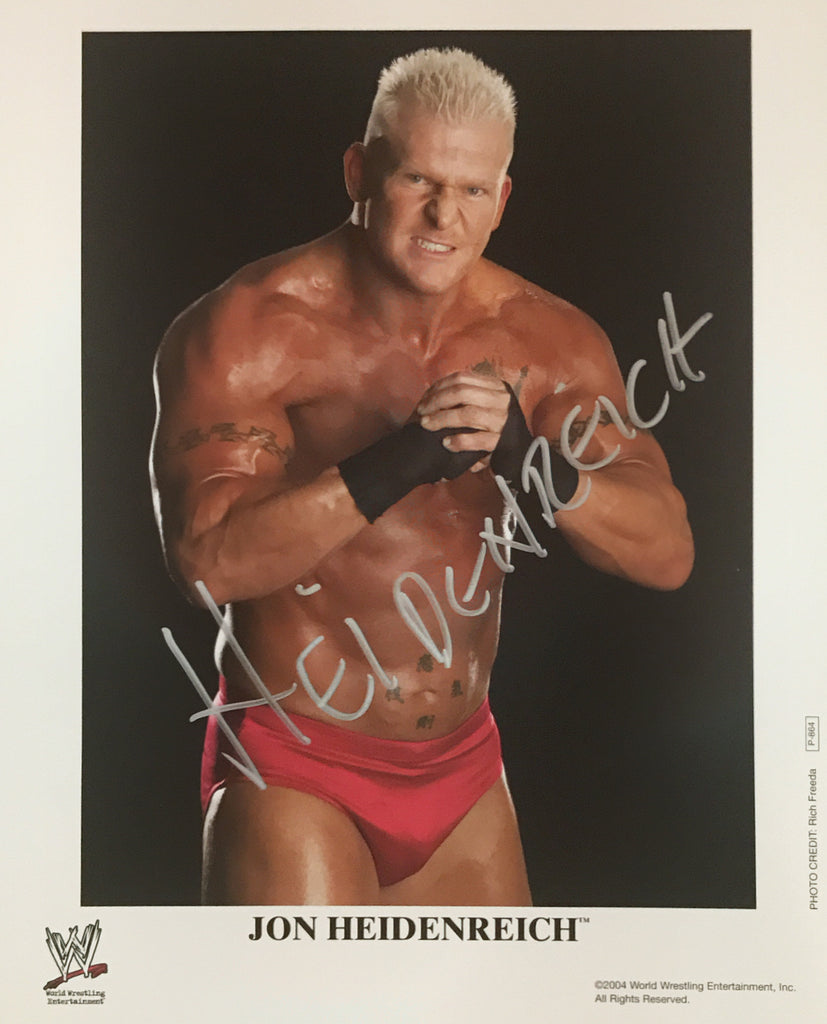 Heidenreich - Autographed WWE 8x10 Promo Photo