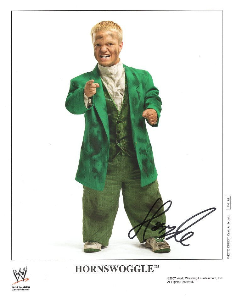 Hornswoggle - Autographed WWE 8x10 Promo Photo