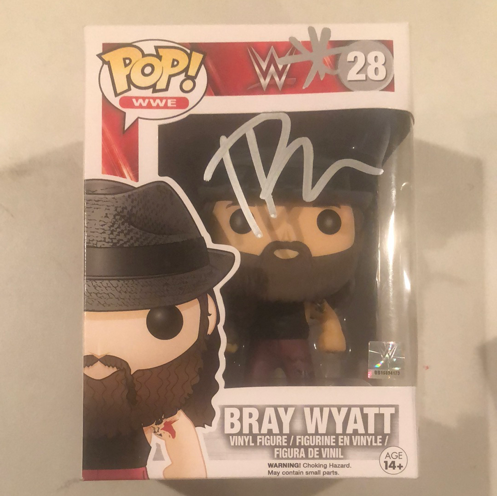 Bray Wyatt  - Autographed WWE Funko Pop Vinyl Figure