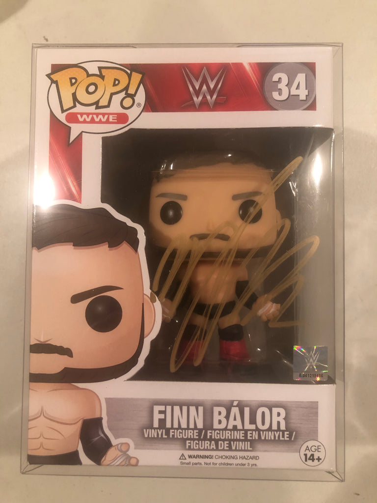 Finn Balor  - Autographed WWE Funko Pop Vinyl Figure