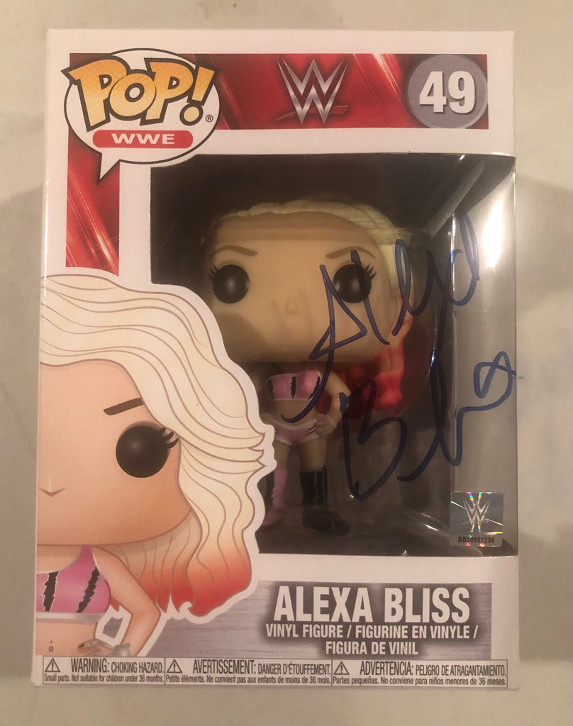 Alexa Bliss - Autographed WWE Funko Pop Vinyl Figure
