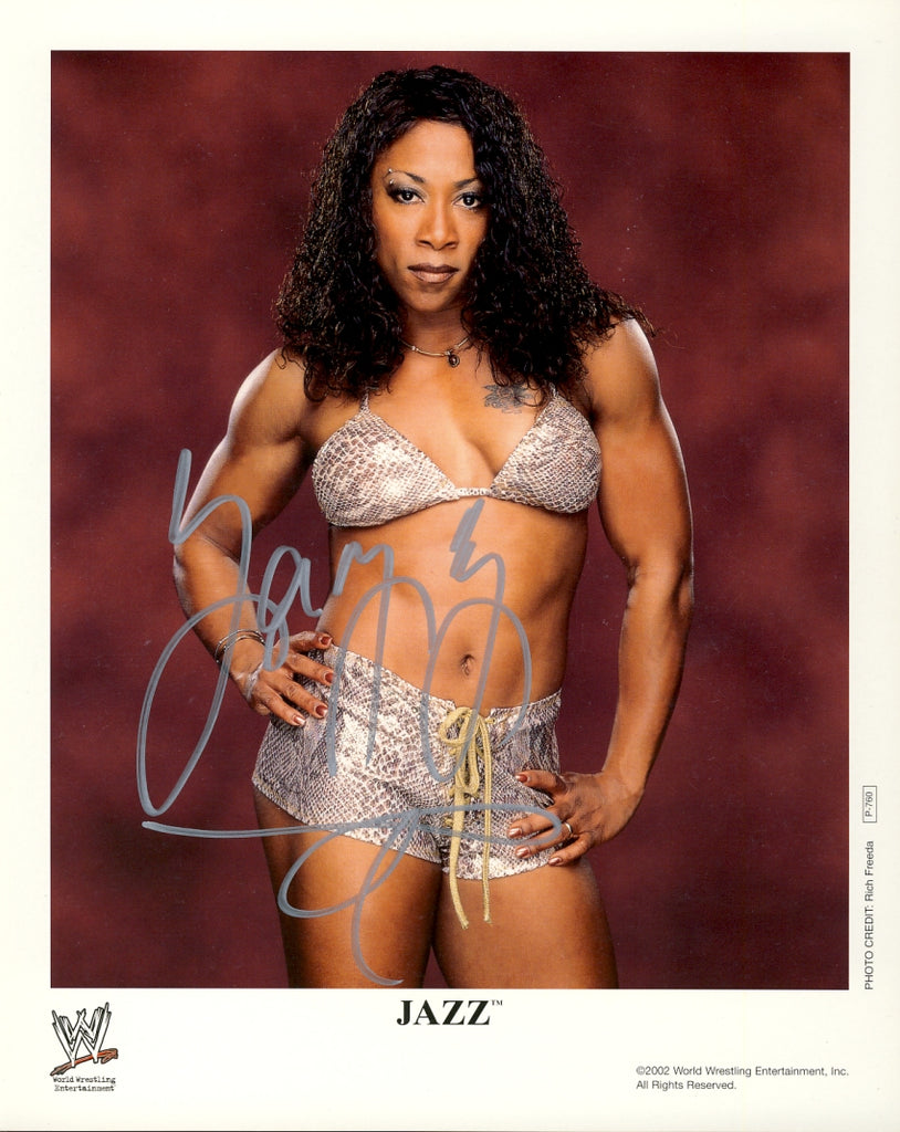 Jazz - Autographed WWE 8x10 Promo Photo