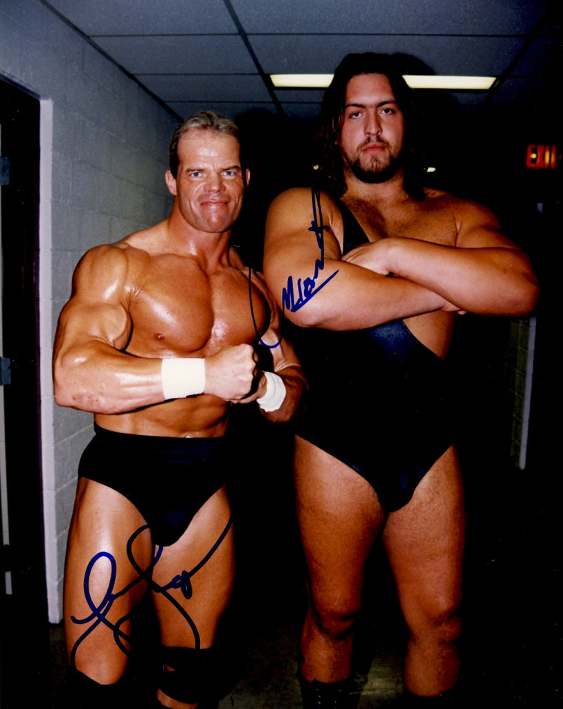 Lex Luger and The Giant - Autographed 8x10 Photo