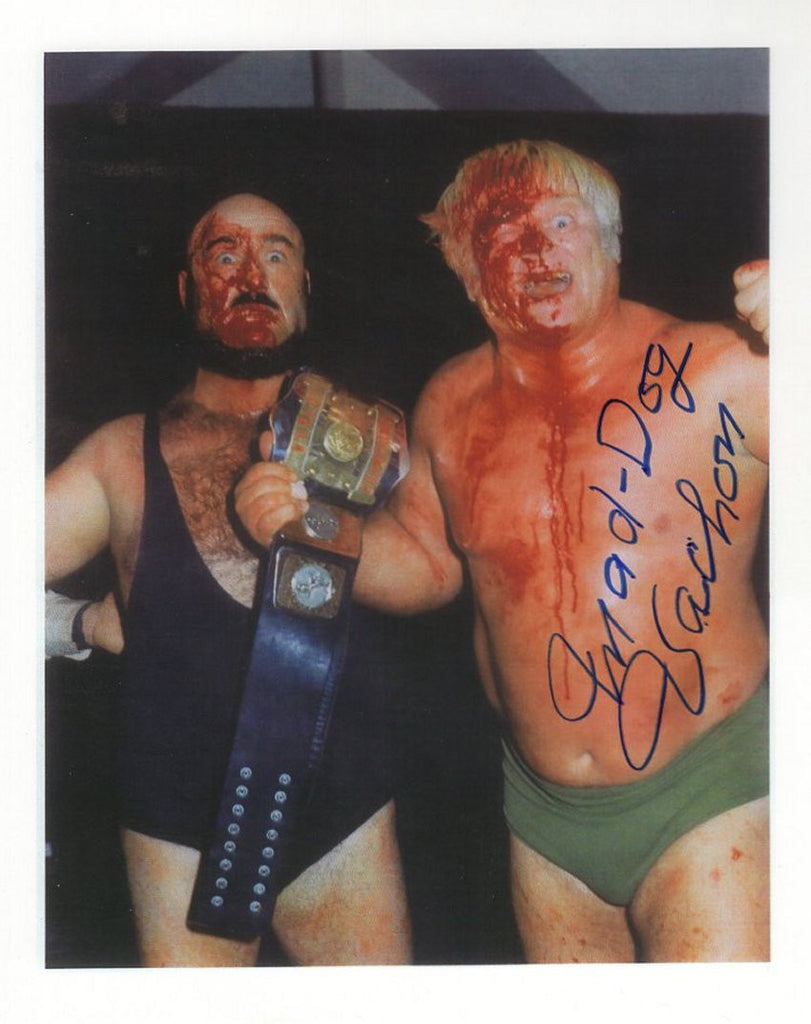 Maurice Mad Dog Vachon - Autographed 8x10 Promo Photo