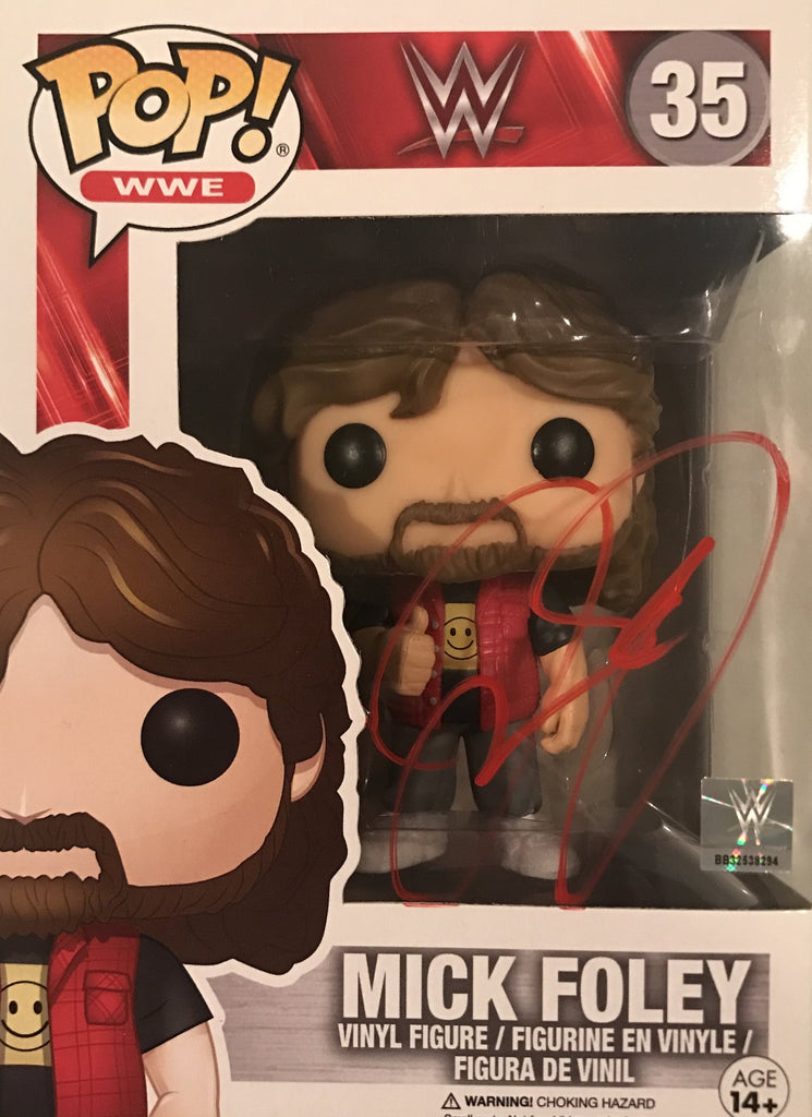 Mick Foley - Autographed WWE Pop Funko