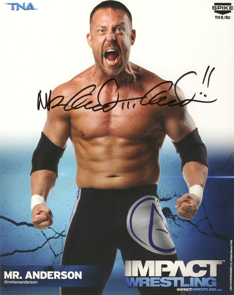 Mr Anderson - Autographed TNA 8x10 Promo Photo