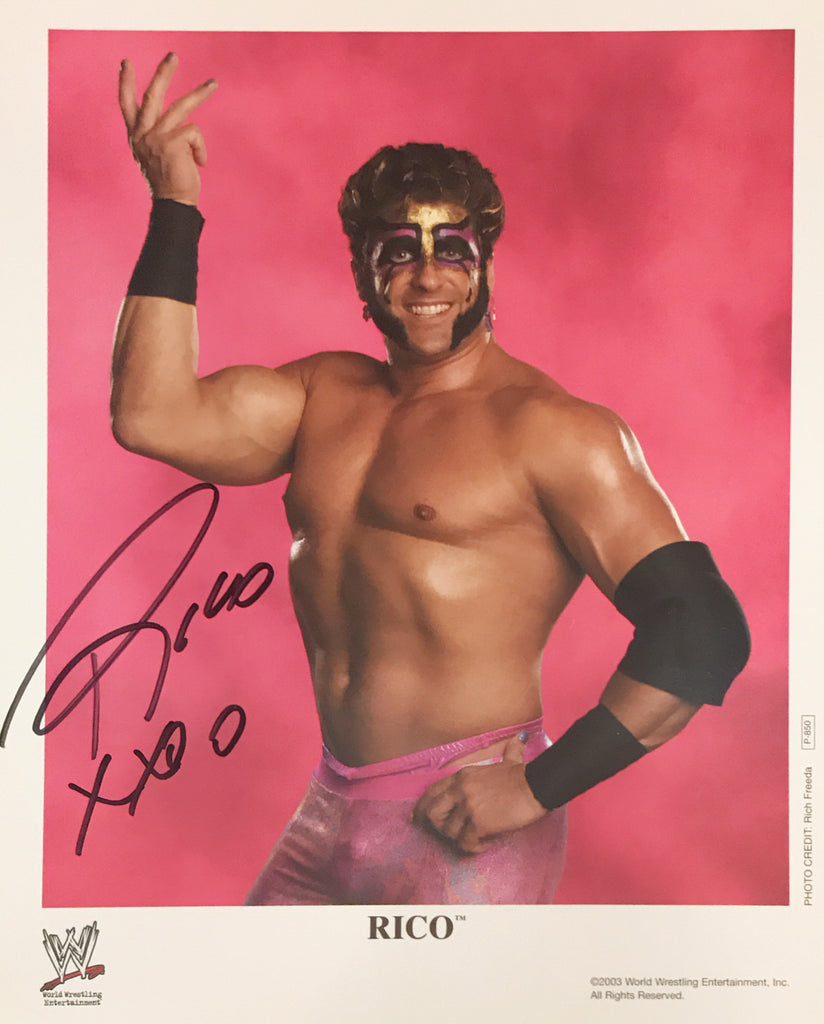 Rico - Autographed WWE 8x10 Promo Photo