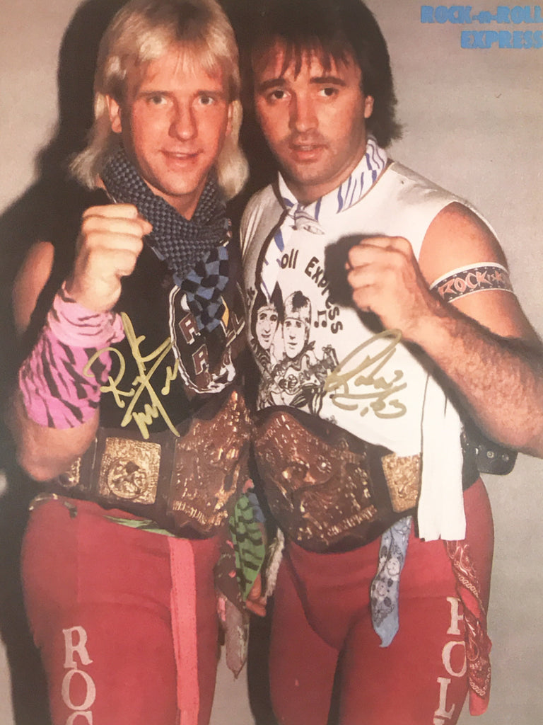 Rock N Roll Express - Autographed 8x10 Photo