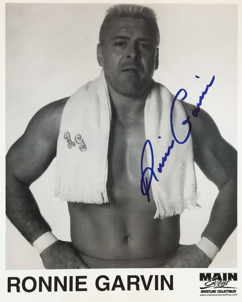 Ronnie Garvin - Autographed 8x10 Promo Photo