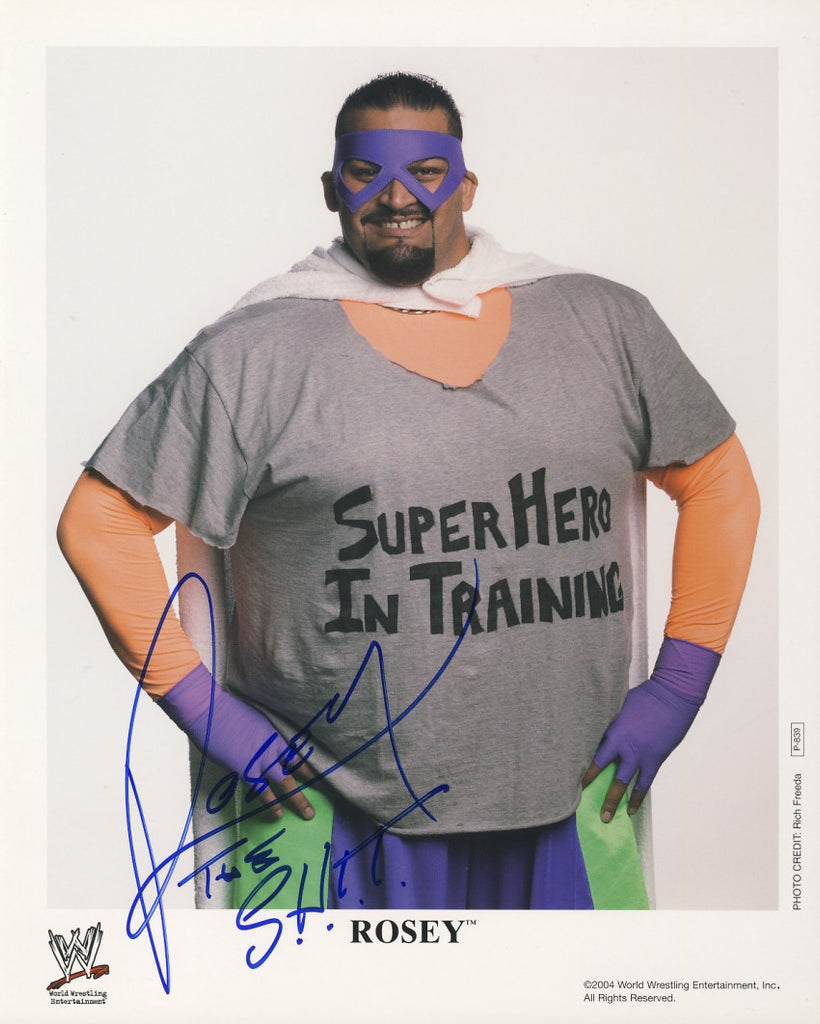 Rosey - Autographed WWE Promo Photo