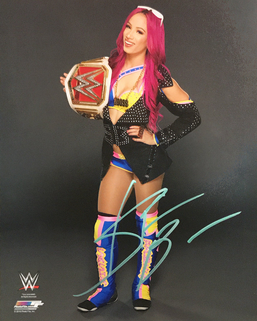 Sasha Banks - Autographed WWE 8x10 Photo