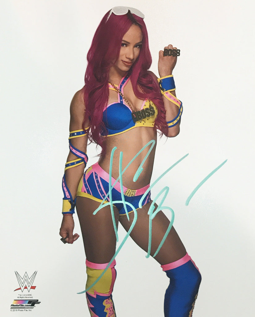 Sasha Banks - Autographed WWE 8x10 Photo