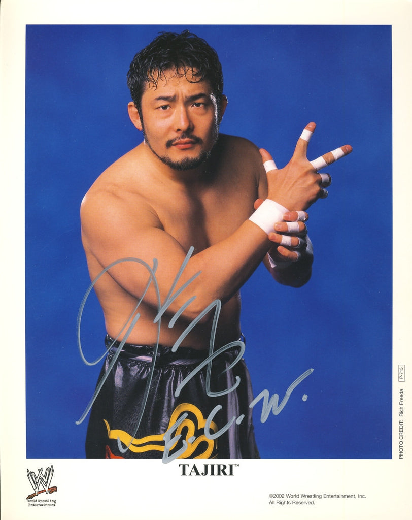 Tajiri - Autographed WWE 8x10 Photo