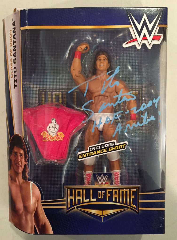 Tito Santana - Autographed WWE Action Figure